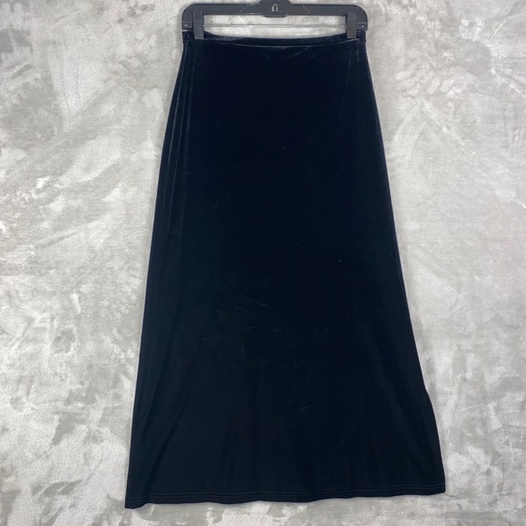 Express Tricot Dresses & Skirts - Express Tricot Velvet Maxi Skirt Women's Size S Black Evening Party Career